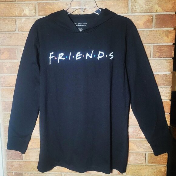 NWT Friends Long Sleeve Hoodie Black Television Series - Women's Size M - Picture 5 of 9